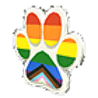 Pride Paw Flying Disc  - Uncommon from Pride Update 2023